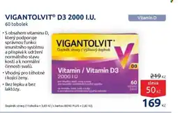 Benu VIGANTOLVITⓇ D3 2000 I.U. nabídka