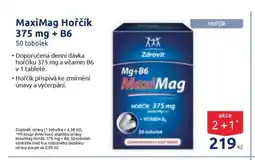 Benu MaxiMag Hořčík 375 mg + B6 nabídka