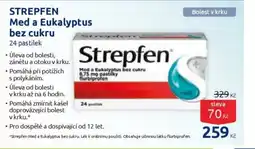 Benu STREPFEN Med a Eukalyptus bez cukru nabídka