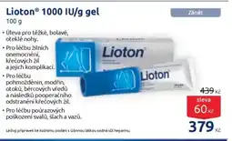 Benu Lioton® 1000 IU/g gel nabídka