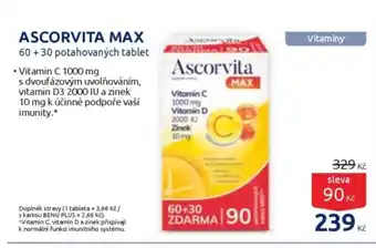 Benu Ascorvita Max nabídka