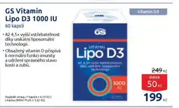 Benu GS Vitamin Lipo D3 1000 IU nabídka