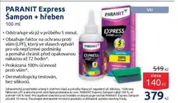 Benu PARANIT Express Šampon + hřeben nabídka