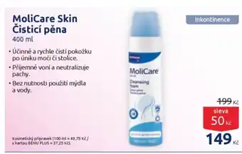 Benu MoliCare Skin Čisticí pěna nabídka