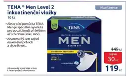 Benu TENA Ⓡ Men Level 2 inkontinenční vložky nabídka