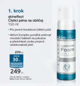 Benu Skineffect Čisticí pěna na obličej nabídka