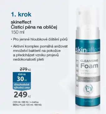 Benu Skineffect Čisticí pěna na obličej nabídka