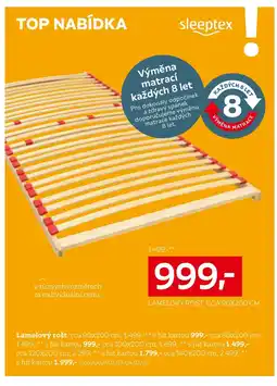 XXXLutz Lamelový rošt nabídka