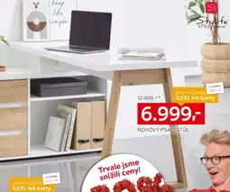 XXXLutz Rohový psací stůl nabídka