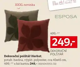 XXXLutz Dekorační polštář Herbst nabídka