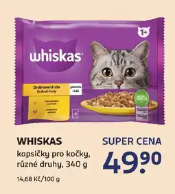 Rossmann WHISKAS kapsičky pro kočky nabídka