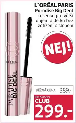 Rossmann L'ORÉAL PARIS Paradise Big Deal nabídka