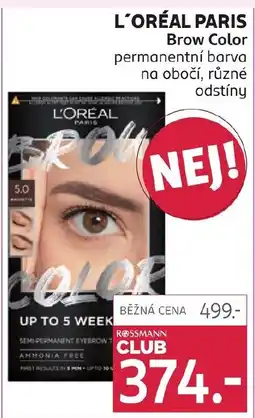 Rossmann L'ORÉAL PARIS Brow Color nabídka
