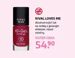 Rossmann RIVAL LOVES ME dlouhotrvající lak na nehty s gelovým efektem nabídka