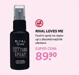 Rossmann RIVAL LOVES ME fixační sprej na make up s dlouhotrvajícím efektem nabídka