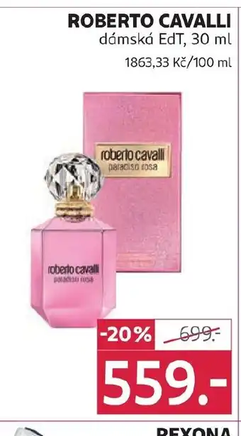 Rossmann ROBERTO CAVALLI dámská EdT nabídka