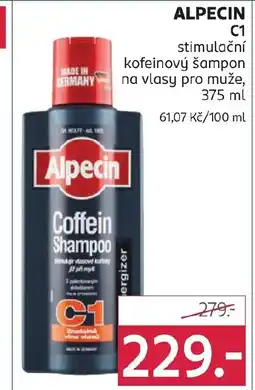 Rossmann ALPECIN C1 stimulační kofeinový šampon nabídka