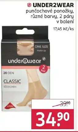 Rossmann UNDER2WEAR punčochové ponožky nabídka
