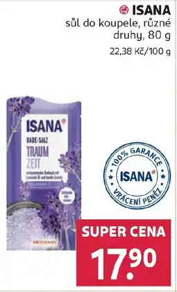 Rossmann ISANA® sůl do koupele nabídka