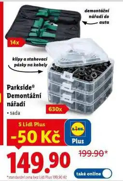 Lidl Parkside Demontážní nářadí nabídka