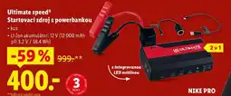Lidl ULTIMATE SPEED Startovací zdroj s powerbankou nabídka