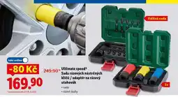 Lidl Ultimate speed Sada rázových nástrčných klíčů / adaptér na rázový utahovák nabídka