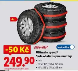 Lidl Ultimate speed Sada obalů na pneumatiky nabídka