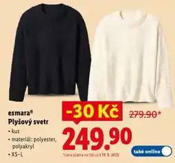 Lidl ESMARA Plyšový svetr nabídka