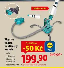 Lidl Playtive Raketa na stlačený vzduch nabídka