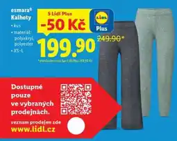 Lidl Esmara Kalhoty nabídka