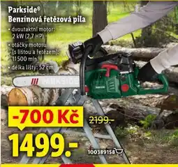 Lidl PARKSIDE Benzinová řetězová pila nabídka