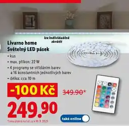 Lidl Livarno Home Světelný LED pásek nabídka