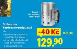 Lidl GRILLMEISTER KOMÍNOVANÝ PODPALOVAČ nabídka