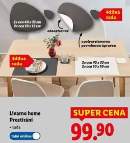 Lidl LIVARNO HOME Prostírání nabídka