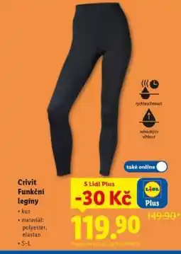 Lidl Crivit FUNKČNÍ LEGÍNY nabídka