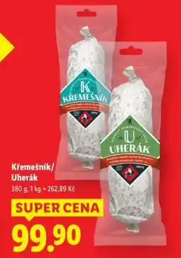 Lidl Křemešník/ Uherák nabídka