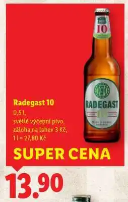 Lidl RADEGAST 10° nabídka