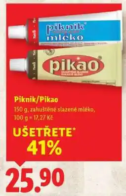 Lidl Piknik, Pikao nabídka