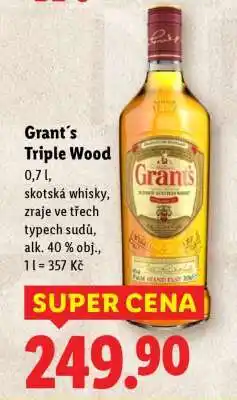 Lidl Grant‘s Triple Wood nabídka