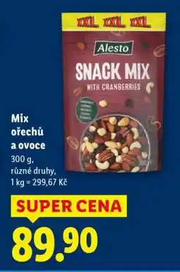 Lidl Alesto Snack Mix with Cranberries nabídka