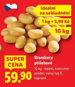 Lidl Brambory přílohové nabídka