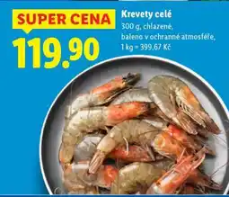 Lidl Krevety celé nabídka