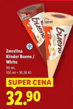 Lidl ZMRZLINA KINDER BUENO / WHITE nabídka