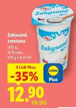 Lidl Zakysaná smetana nabídka