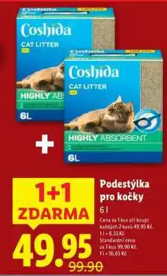 Lidl Coshida Podestýlka pro kočky nabídka