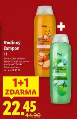 Lidl Cien Rodinný šampon nabídka