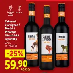 Lidl Cabernet Sauvignon / Merlot / Pinotage Jihoafrická republika nabídka