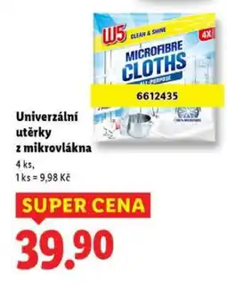 Lidl W5 Microfibre Cloths nabídka