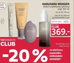 Rossmann HARUHARU WONDER čisticí a odličovací pleťový olej nabídka