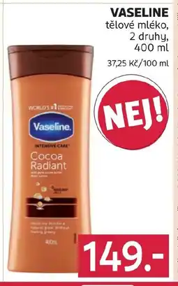 Rossmann VASELINE tělové mléko nabídka